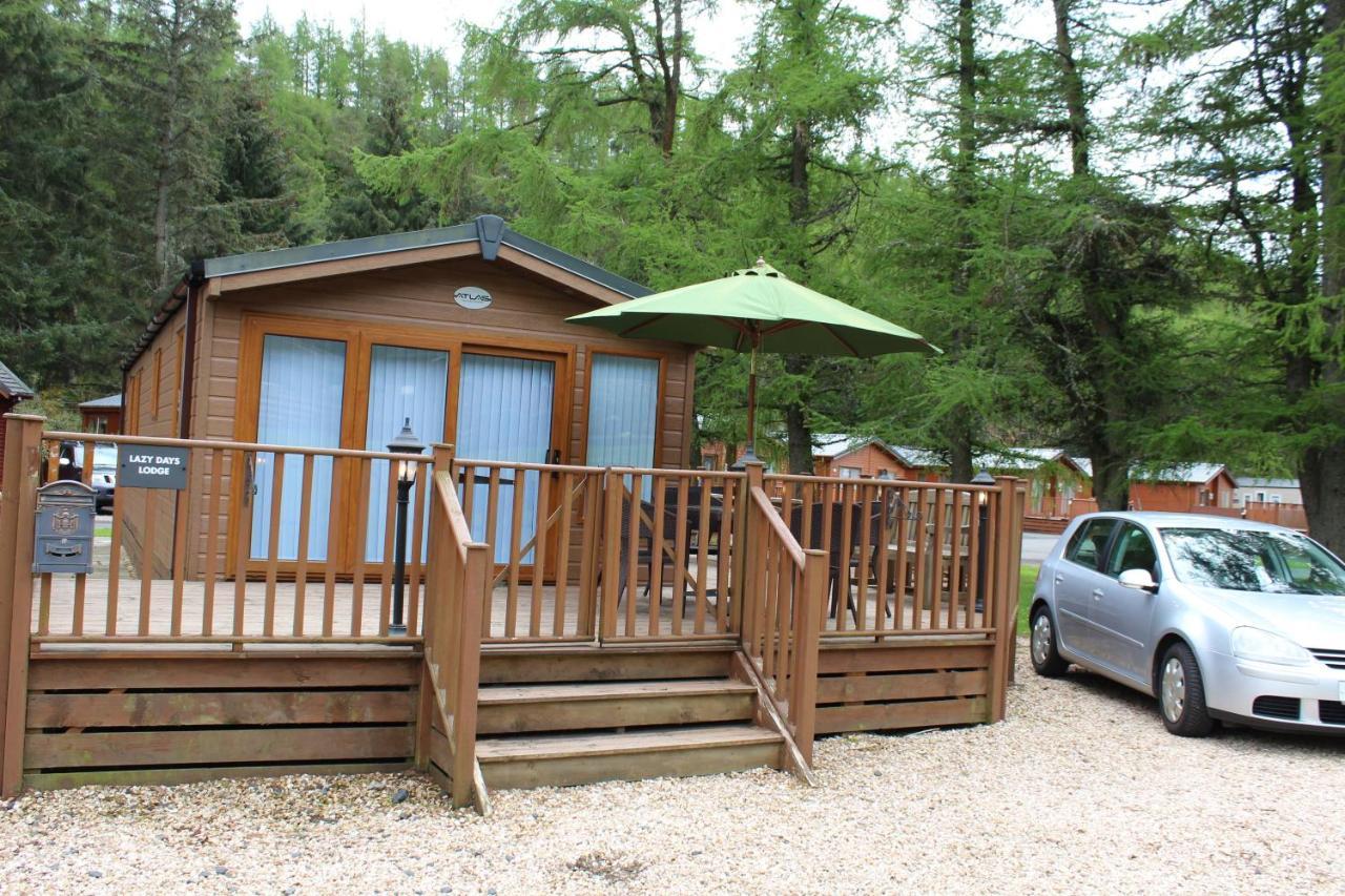 Lazy Days Lodge Glendevon المظهر الخارجي الصورة